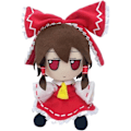 Miniatyrbild 1 av 3: Touhou Project Plushie Fylld Dock Hakurei Reimu Anime Figur Julgåva Fumo 20cm