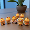 Miniatyrbillede 2 af 4: Søde Capybara Lulu Ornamenter Håndlavet Kontor Dukke Fødselsdagsgave Kreative Dekoration Ornamenter (Tilfældig En)