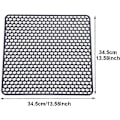 Miniatyrbild 2 av 5: Värmebeständig Mjuk Silikon Standard Diskbänksmatta för Diskbänk (Grå), One Size