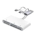 Miniatyrbild 1 av 4: 5-i-1 Minneskortläsare Typ C USB A till SD/TF//MS/XD USB OTG Adapter, Multi Minneskortläsare