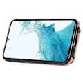 Pikkukuva 2 / 5: Samsung Galaxy S22 5G Kuori RFID-suojaava Jalustallinen TPU+PU Nahkainen Puhelinkuori
