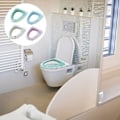 Miniatyrbild 4 av 4: 4-pack Toalettsitsöverdrag med Handtag - Tjocka Badrumssitsar