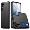 Miniatyrbillede 1 af 5: Samsung Galaxy S22 Plus Cover Hybrid med Kortlomme Sort