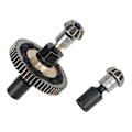 Miniatyrbillede 4 af 5: 2 stk. Forreste og bageste førersæt Ea1056 Ea1058 til Jlb Racing Cheetah 11101 21101 J3 Speed 1/10 Rc Bil