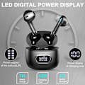Miniatyrbilde 4 av 5: Bluetooth 5.3 in-ear-hodetelefoner Trådløs Bluetooth med LED-indikator