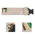 Miniatyrbilde 3 av 5: 25G SFP Fiber Optisk Modul 850nm Multimode Dobbel Fiber 100m Overføringsavstand Støtte DDM LC Gigabit Modul for Ruter