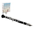 Miniatyrbillede 4 af 5: Sølv Klarinet Nodeark Klips Klemmefæste Lyre Messing Musikinstrument Til Klarinet Tuba Pa