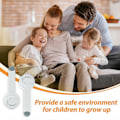 Miniatyrbild 5 av 5: Toalettlås för baby, barnsäkert toalettsitslås, svängbart toalettlocklås för babyskydd, snabb installation, pcy