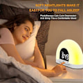 Miniatyrbild 4 av 5: Simulerande Soluppgång Väckningslampa Digital Väckarklocka Intelligent Nattlampa för Sovrum