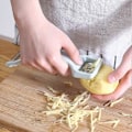 Miniatyrbilde 4 av 5: 2 stk Rosa Kiwi Papaya Salat Hakker Skreller Grønnsak Rustfritt Stål Kjøkkenredskap