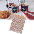 Miniatyrbillede 2 af 5: 100 Kraft Papirposer med Brun Bund, Kraft Papirposer, Brune Papirposer, Mini Gaveposer, til Jul Fødselsdag Bryllupsfest, 13*18cm, Prikker