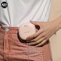 Miniatyrbild 4 av 5: 2023 Ny Mini Portabel Hängande Midje- och Nackfläkt Hands Free USB 3 Hastigheter Justerbar Luftkylare Drop Shipping Sommar Utomhus VIT