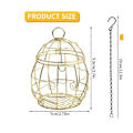 Pikkukuva 4 / 5: Pieces Wild Bird Feeders, ulkolintujen ruokintalaitteet, pallomainen riippuva lintujen ruokintalaite, metalliset riippuvat lintujen ruokintalaitteet, lintujen ruokintalaite