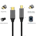 Pikkukuva 4 / 5: Usb C - Mini Displayport -kaapeli Usb Type C 3 - Mini Dp -johto 4k-sovitinkaapeli