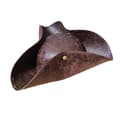 Pirat hat til voksne, Halloween hat i kolonialstil til voksne, trekantet hat.