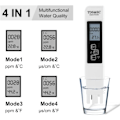 Miniatyrbillede 3 af 5: Vandkvalitetsmåler, 3 i 1 LCD digital vandkvalitetstester med baggrundsbelysning, TDS/EC vandtester til drikkevand, pool, akvarium