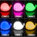 Miniatyrbillede 2 af 5: Baby Natlampe LED Baby Natlampe Delfinformet Natlampe USB