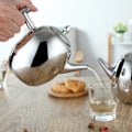 Miniatyrbillede 4 af 4: Tekande-sæt med infuserfilter og låg i rustfrit stål
