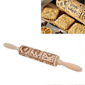 Miniatyrbilde 2 av 5: 35cm prege kjevle 9 mønster 3D-printet kjevle DIY deigrulle for kjøkkenbaking