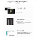 Pikkukuva 4 / 5: RP2350 1,47 tuuman LCD-kehityskortti ARM -M33 RGB-lampulla 172x320 16 Mt Flash Ei hitsattu Ras:lle