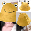 Miniatyrbild 2 av 5: Groda bucket hats för män och kvinnor, söta bomulls bucket hats, groda bucket hats för vuxna