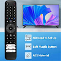 Miniatyrbilde 4 av 5: Erstatningsfjernkontroll RC833 GUB1 Kompatibel med TCL QLED Smart TV-Perfekt