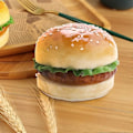 Miniatyrbillede 2 af 5: 1 stk. Realistisk Hamburger Livagtig Simulering Hamburger Display Børne Mad Brød Legetøj Fotorekvisit