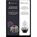 Miniatyrbillede 3 af 4: Trådløse høretelefoner til Samsung Galaxy S22 Ultra S21 FE S22+ Bluetooth V5.0 Headset Sport Earbud (sort)