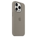 Miniatyrbillede 2 af 3: Silikoneetui til iPhone 15 Pro, MagSafe-kompatibelt  Pink Gray iPhone 15plus