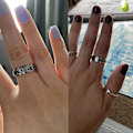 Miniatyrbillede 4 af 5: Angstring til kvinder Spinner Ring 7