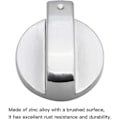 Miniatyrbilde 3 av 5: 6 stk universelle metallkontrollknapper gasskomfyrknapp 6mm universelle kontrollknapper komfyrknapp for gasskomfyr komfyr ovn platetopp