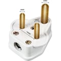 Miniatyrbilde 2 av 5: 5 Amp Rundstiftplugger Strømplugger 3-Pinners Lysplugger For Scenebelysning Lampe (svart 5 stk) black 5