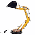 Miniatyrbillede 2 af 5: Gravemaskine skrivebordslampe unik bordlampe LED 20*12*12cm
