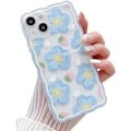 Miniatyrbild 1 av 5: Compatible with iPhone 16 Pro Women's Case, Cute Floral Pattern Protective Case, Trendy Ultra-Thin Soft Silicone TPU Shockproof Protective Shell iPhone16E
