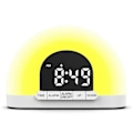 Miniatyrbillede 2 af 5: Simuleret Sunrise Vækkeur Digitalt Vækkeur Intelligent Natlampe til Soveværelse