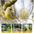 Pikkukuva 2 / 5: Pieces Wild Bird Feeders, ulkolintujen ruokintalaitteet, pallomainen riippuva lintujen ruokintalaite, metalliset riippuvat lintujen ruokintalaitteet, lintujen ruokintalaite