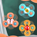 Miniatyrbilde 3 av 5: 3 stk Baby Sucker Spinnleketøy Fidget Spinner Badeleketøy