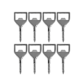 Miniatyrbilde 1 av 5: Metallflaskeåpner-sett 8-pakning Blankt rustfritt stål Åpnerinnlegg DIY Metallølåpner Firkant O