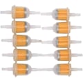 Miniatyrbilde 4 av 5: Inline drivstoffiltre for bensinbiler, småmotorapplikasjoner, gressklipper trimmer kutter kraftgenerator erstatningssett, universell inline