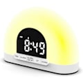 Miniatyrbillede 1 af 5: Simuleret Sunrise Vækkeur Digitalt Vækkeur Intelligent Natlampe til Soveværelse