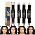 Miniatyrbilde 1 av 3: 3-pakning Dobbeltsidig Highlighter & Contour Stick Sminke Concealer Kit For 3D Ansiktsforming Kroppsforming