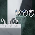 Miniatyrbillede 4 af 5: 6 stk. Fidget-ringe til angstlindring Justerbare ringe Sæt Justerbare ringe Fidgetringe Dampærmebånd