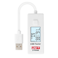 Miniatyrbild 1 av 5: UNI-T UT658 USB-testare, DC 5.1A 30V Amp USB-spänningstestare, testa hastigheten på laddare, kablar och kapacitet för powerbanks