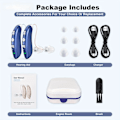 Miniatyrbild 2 av 5: Rechargeable Hearing Aids for Seniors and Adults with Noise Cancelling 1 Pair Blue