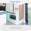 Miniatyrbillede 5 af 5: RV Kulilte- og Propangasdetektor, Dobbelt LP/CO Gasalarm med Separate LCD Indikatorlamper