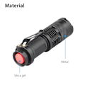 Miniatyrbillede 5 af 5: LED Ultraviolet UV 365 nm Sortlys lommelygte inspektion