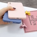 Miniatyrbillede 4 af 4: Til iPhone X Xs Magic Cube Frosted Silikone Cover Fuld Beskyttelsesetui (blå)