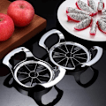 Miniatyrbillede 2 af 4: Æbleskærer, rustfrit stål, kerneværktøj, rustfri, skåret frugt, 12 blade
