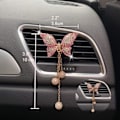Miniatyrbild 2 av 2: Charm Bil Luftventilsdekoration Bling Biltillbehör för Kvinnor