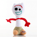 Pikkukuva 1 / 2: 15 cm:n Toy Story Forky -pehmolelu lapsille